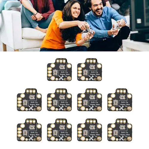 Vista 2 de 10Pcs Gamepad Controller Simulation Thumb Joystick Drift Repair Board, 3D Analog Stick Drift Fix Mod for PS4 for for One and X Game Controllers