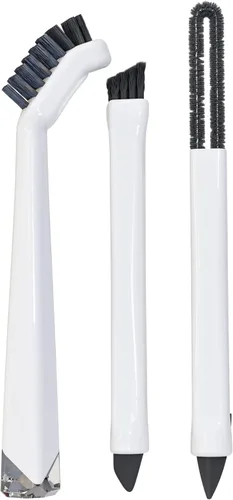 Vista 9 de Juego de cepillos de limpieza de lechada (3 piezas) para limpieza profunda multiusos, cepillo de dientes de limpieza para esquinas y espacios