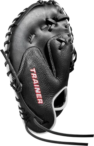 Vista 5 de Wilson Guantes de Béisbol Entrenador - Negro/Rojo