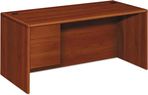 Vista 32 de HON Pedestal Credenza, derecha, 72 x 24 x 29-1/2 pulgadas, caoba