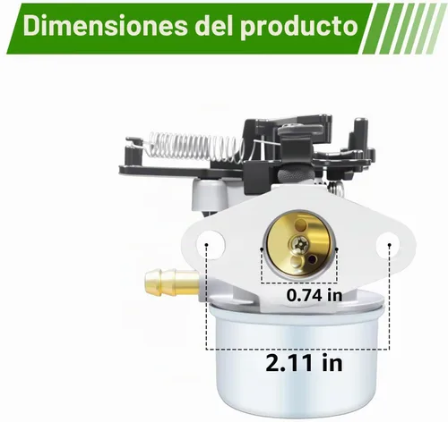 Vista 2 de Carburador para cortacésped Toro TimeMaster 30" 20199 BS 8.75 OHV 190cc