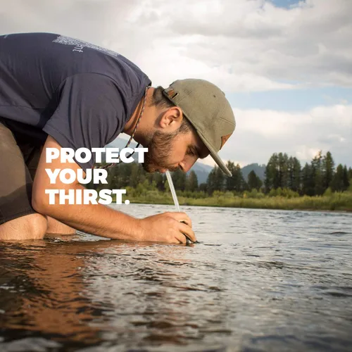 Vista 4 de Aquamira Filtración de agua de emergencia y paja Frontier purificadores de agua de camping