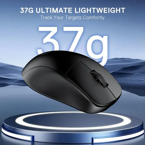Vista 5 de Redragon M817 - Mouse para juegos con cable, 24000 DPI con 5 botones programables y diseño ergonómico, ultra ligero de 37 G, software compatible