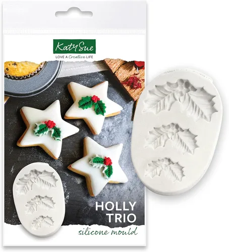 Vista 35 de Molde de silicona Katy Sue Small Bells para decoración de pastel de Navidad y manualidades - Hace 3 tamaños diferentes de racimo de campanas