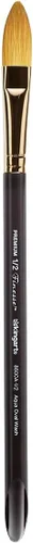 Vista 13 de KINGART Premium Finesse 8020-0 Ultra Round Series - Cepillo para artista, pelo sintético Kolinsky Sable, mango corto, acuarela y pinturas al óleo