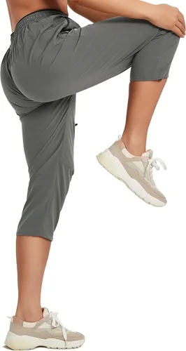 Vista 2 de SPECIALMAGIC Womens Hiking Pants Lightweight Quick Dry Cargo Pants Water Resistant Travel Work Pant