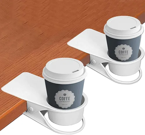 Vista 13 de Soporte para tazas de bebida, soporte para botellas de escritorio Kalolary DIY, abrazadera de vidrio, clip de platillo de almacenamiento, soporte 1