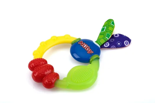 Vista 9 de Nuby Wacky - Anillo de dentición, multicolor