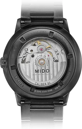 Vista 3 de Mido Watch Reloj para hombre negro Commander Gradient Mido Caliber 80 (Base ETA C07.611), Negro