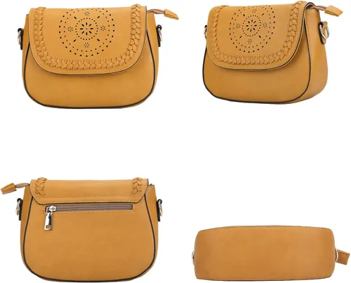Vista 3 de KKXIU Bolsos cruzados para mujer con correa ajustable
