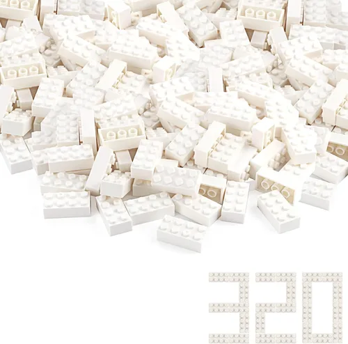 Vista 65 de 100 piezas 2 x 4 Ladrillos Piezas Negras Partes Clásico Juego Creativo Bloques de Construcción Juego de Partes Accesorios de Juguete Compatibles