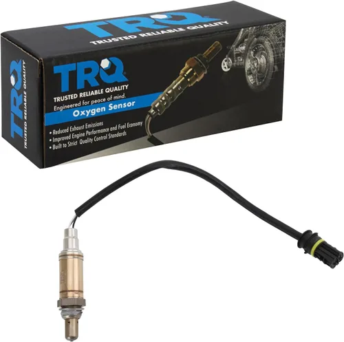 Vista 377 de TRQ Sensor de Oxígeno O2 de 4 Hilos de Banda Estrecha Compatible con VW Atlas 2.0L 2018-21, VW GTI 2.0L 2016-18, Audi A3 Quattro 2.0L 2015-18, VW
