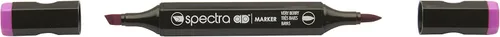 Vista 13 de AD Marker Chartpak Spectra, Tri-Nib y cepillo de doble punta, rojo ladrillo, 1 cada uno (S033AD)