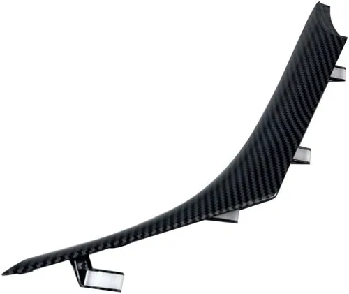 Vista 3 de 1 par de moldura de consola central delantera de fibra de carbono compatible con Chevrolet SS Sedan 2014-2017