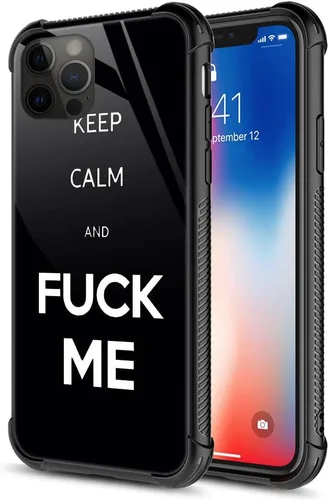 Vista 12 de ZHEGAILIAN Funda para iPhone 13, parte trasera de vidrio templado + funda protectora de TPU de silicona suave con diseño de munición