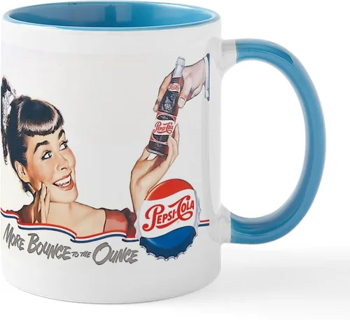 Vista 56 de CafePress Catch That Pepsi Spirit - Taza de café de cerámica (11.0 fl oz)