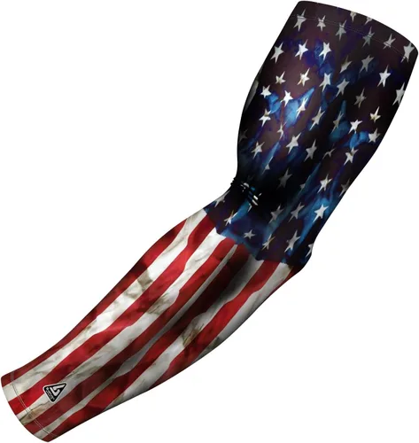 Vista 39 de B-Driven Sports Sleeve Pro-Fit - Manga Patriótica - Estados Unidos, Cuba, México, Israel, Canadá, Venezuela, Rep. Dominicana - Individual