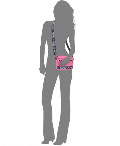 Vista 6 de Nautica Puf de nailon Nautica para mujer con correa ajustable para el hombro