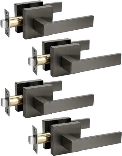 Vista 176 de KNOBWELL - Juego de cerradura con 1 picaporte resistente para puertas de una cara, ideal para puertas interiores reversibles, 0.93 libras