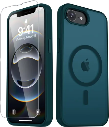 Vista 925 de Funda para Google Pixel 10 Pro XL, cubierta magnética mate, color negro Fit for MagSafe, Screen Protector included, Shockproof Military Grade