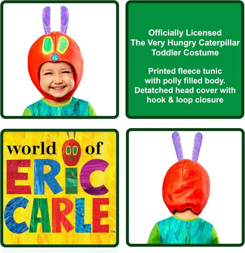 Vista 2 de Rubie's - Disfraz de oruga muy hambrienta del mundo de Eric Carle