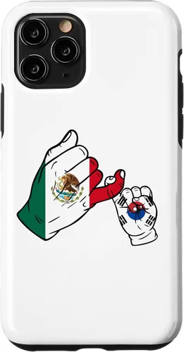 Vista 10 de iPhone 15 Parent and child Mexico and South Korea family Case
