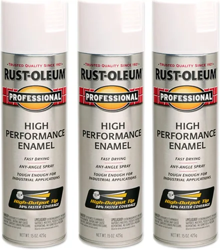 Vista 29 de Rust-Oleum 7515838 Pintura en aerosol de esmalte profesional de alto rendimiento, 14 onzas, aluminio