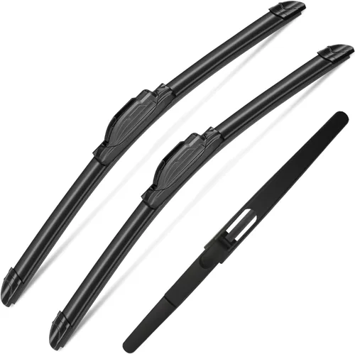 Vista 16 de 3 limpiaparabrisas para Jeep Wangler 2007-2017, Jeep Wrangler JK 2008-2018, equipo original de alta calidad para todo tipo de clima, 15 pulgadas, 15