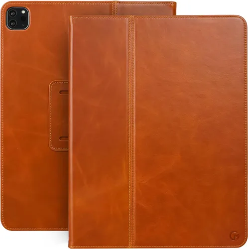 Vista 11 de Casemade Real Leather Case Compatible with iPad mini 7 (A17 Pro) / 6th Gen (2021) - Full-Grain Leather Cover, Auto Sleep/Wake, Dual Stand Position
