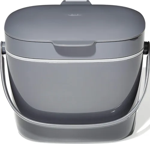Vista 18 de OXO Good Grips - Contenedor de compost fácil de limpiar, color blanco, 1,75 galones (6,62 L)