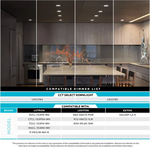 Vista 5 de LUXRITE Luces LED empotrables cuadradas de 4 pulgadas, 750 lúmenes