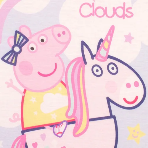Vista 3 de Peppa Pig Pijama de unicornio para niñas
