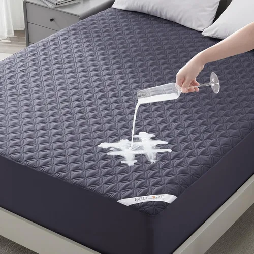 Vista 17 de BEDLORE Protector de colchón impermeable, sin ruido, tamaño individual, con bolsillo profundo ajustado de hasta 6 a 15 pulgadas, suave