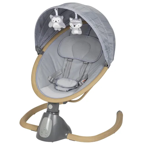 Vista 9 de Safety 1st 5 modos Bluetooth Swing, Bluetooth habilitado con pantalla táctil digital y control remoto, Dunes Edge