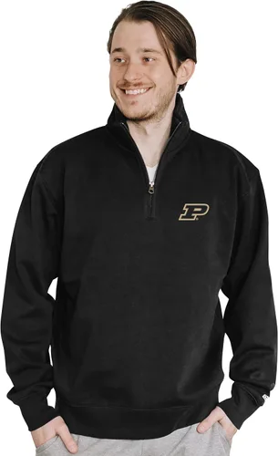 Vista 163 de Blue 84 Sudadera con cremallera de un cuarto para hombre de la NCAA