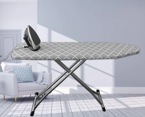 Vista 8 de Funda para tabla de planchar y almohadilla de tamaño estándar de 15 x 54 pulgadas, resistente a las quemaduras y las manchas con borde elástico