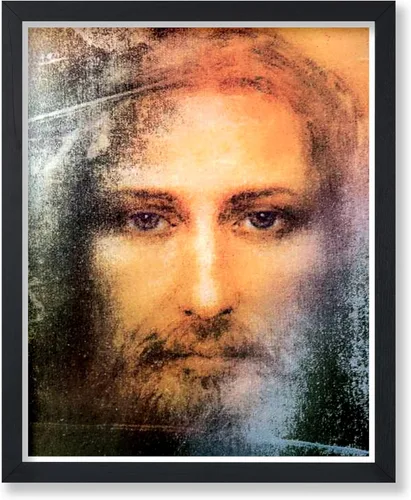 Vista 21 de Poster Master Póster de retrato vintage, impresión cristiana retro, regalo para religiosos, amigos, cara de Jesucristo, sudario de Turín, Biblia