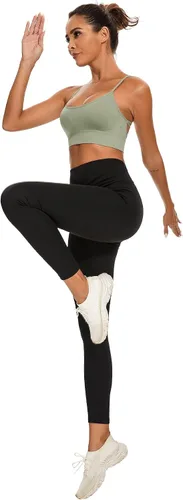 Vista 4 de Sykooria Paquete de 3 sujetadores deportivos con tiras para mujer, sexy, entrecruzados, para yoga, correr, atletismo, gimnasio, entrenamiento