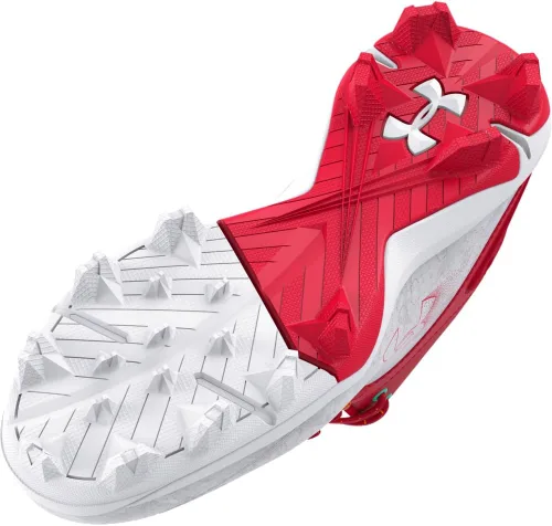 Vista 3 de Under Armour Harper 8 Mid TPU Jr - Tenis de béisbol unisex para niños