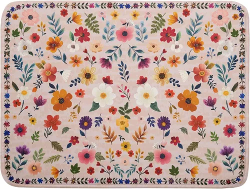 Vista 67 de Alfombrilla de secado de platos para encimera de cocina pequeña absorbente de café de otoño Alfombrilla de secado de microfibra de bosque de otoño