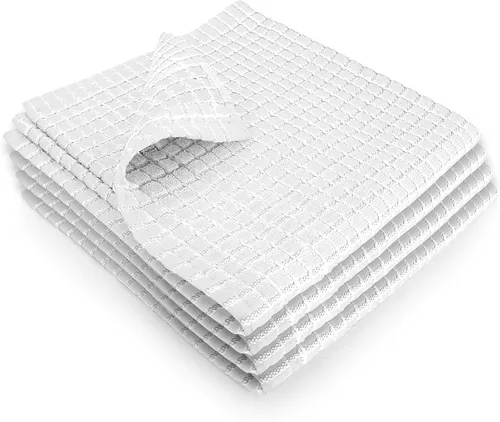 Vista 7 de Paños de cocina clásicos Fecido Classic Collection resistentes, superabsorbentes y hechos 100 % algodón. Paños de cocina de grado profesional hechos