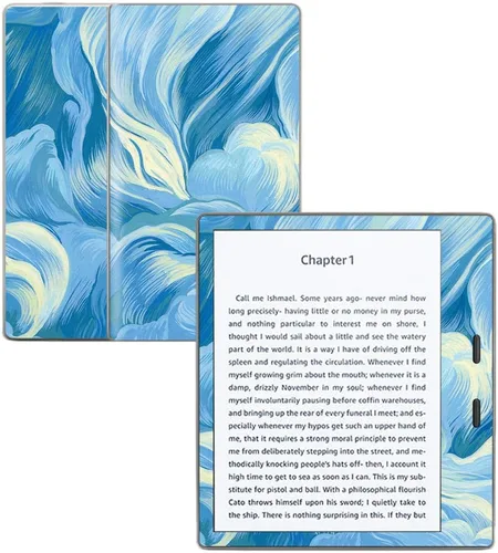 Vista 34 de MightySkins Skin compatible con Amazon Kindle Oasis 7" (9ª generación) – Naturaleza alterada Cubierta protectora de vinilo duradera y única
