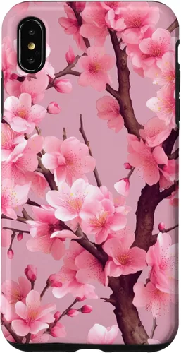 Vista 11 de Sakura Tree Japanese Funda para iPhone 17 con diseño de flores de cerezo rosa