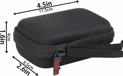 Vista 4 de Khanka, estuche rígido para cargador portátil de batería externa Anker PowerCore Speed 10000 10000mAh QC 3.0 Negro