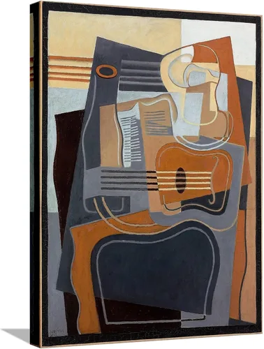 Vista 16 de ART Wall Giclee Print Le Gueridon, 1922 (Oil on Canvas) on Black Frame by Juan Gris, 12x16 Marco negro