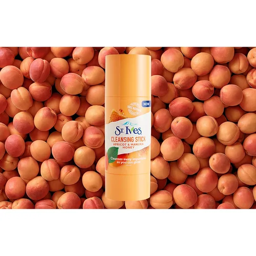 Vista 3 de St. Ives Barra limpiadora, albaricoque y miel de manuka 1.6 oz