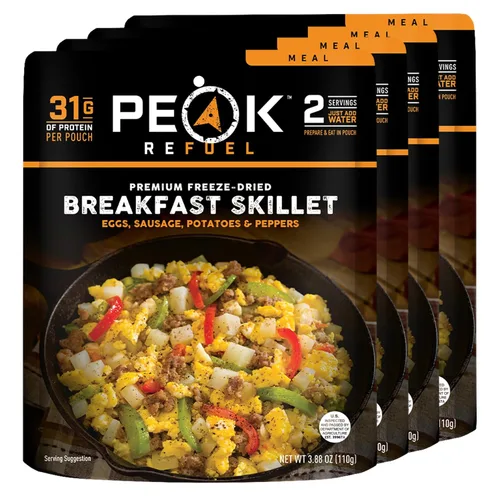 Vista 10 de Goulash de búfalo americano 45g protein, 740 calories, ground bison goulash, 2 servings, 4.94 oz pouch, 6 oz water, ready in 10 minutes, made in
