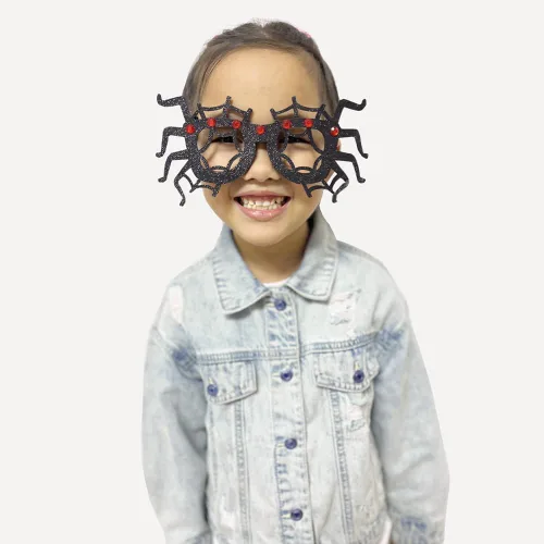 Vista 9 de Decoraciones de Halloween, mochila de araña para adultos con gafas de araña gratis, disfraz de araña peluda aterradora, patas de araña de felpa