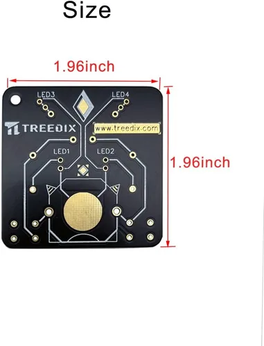 Vista 2 de Treedix 2 juegos de placas de circuito avanzadas para proyectos de soldadura para adultos Electrónica Hobby Kit