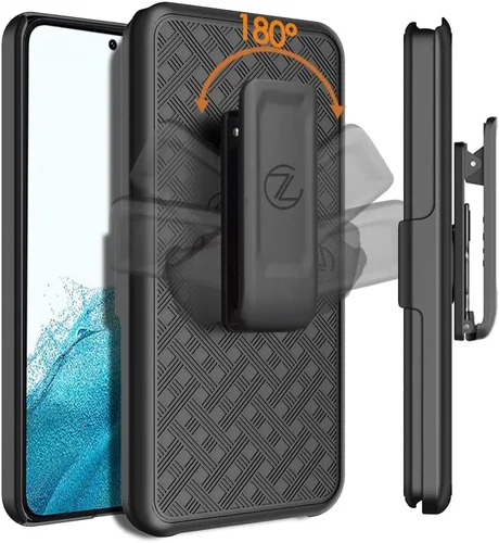 Vista 5 de Funda para Samsung Galaxy A54 5G, funda con clip para cinturón Zase diseñada para Galaxy A54 5G, resistente, súper delgada, resistente, funda